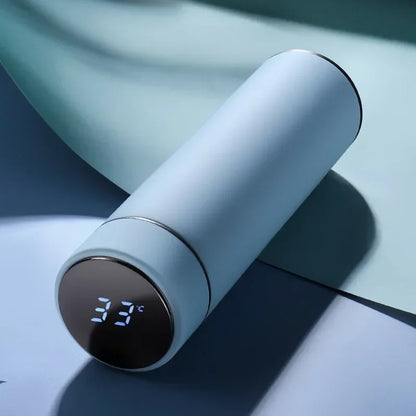 500ML Stainless Steel Vacuum Insulated Thermos Cup with Temperature Display - Ideal Outdoor Gift for Father's Day